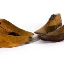 wood shoe lasts - side view